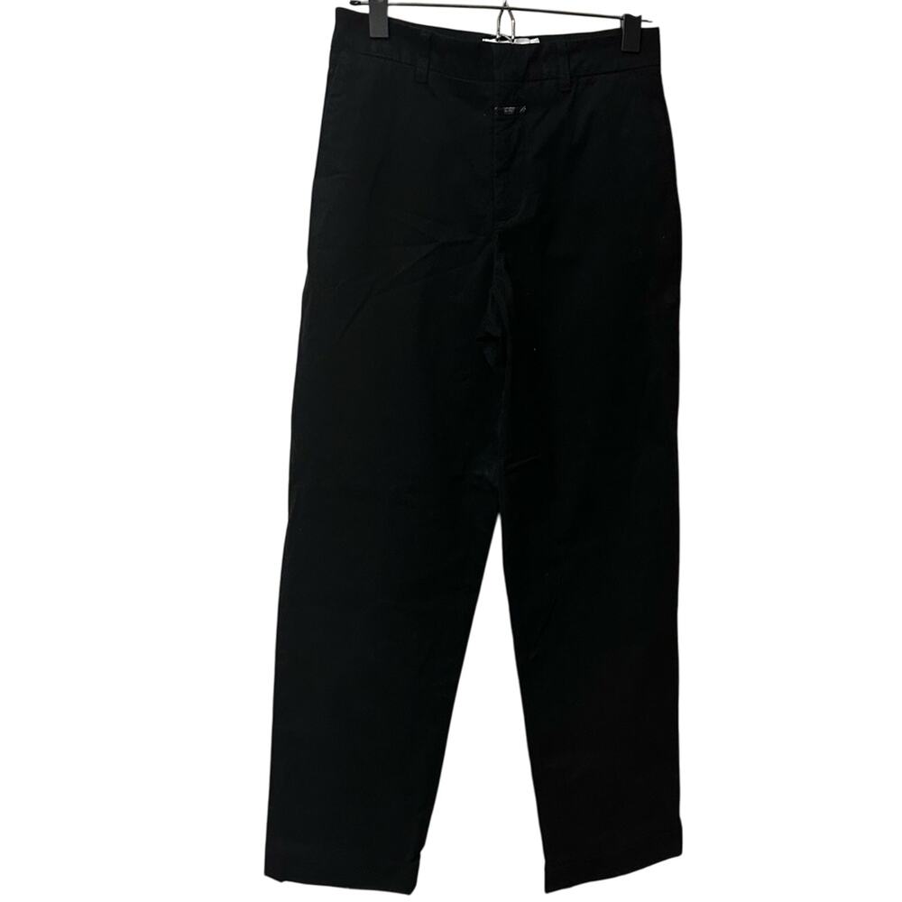 Closed Auckley Trouser Pants Black Organic Cotton Size 25 Work Career NWOT